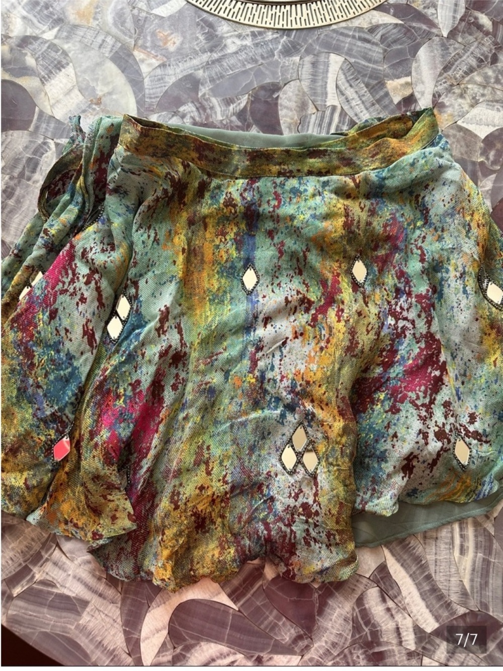 ZARA MULTI COLOR DRAPED SET - Picture 8 of 8